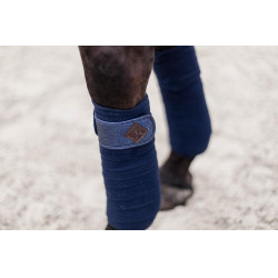 Bandagens de polo Polar Fleece Glitter Kentucky Marinho Azul-marinho Bandagens de polo Polar Fleece Glitter Kentucky Marinho Azul-marinho