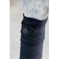 Bandagens de polo Polar Fleece Pearls Kentucky Preto Bandagens de polo Polar Fleece Pearls Kentucky Preto