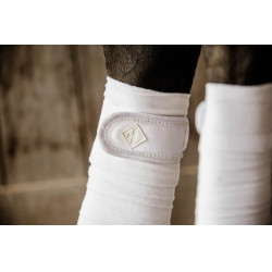 Bandagens de polo Polar Fleece Pearls Kentucky Branco Bandagens de polo Polar Fleece Pearls Kentucky Branco