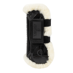 Guetre Velcro lã vegana Kentucky Preto