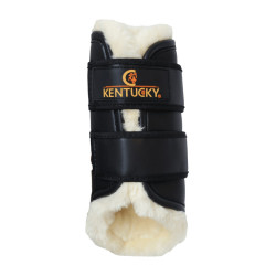 Guéretas fechadas de couro anteriores Kentucky Preto Guéretas fechadas de couro anteriores Kentucky Preto