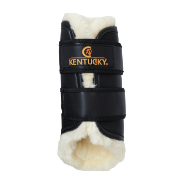 Guéretas fechadas de couro anteriores Kentucky Preto Guéretas fechadas de couro anteriores Kentucky Preto