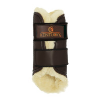 Guéretas fechadas de couro anteriores Kentucky Castanho