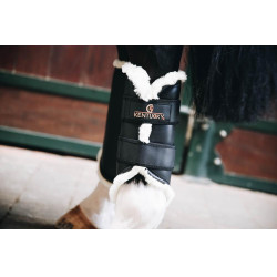 Guéteas traseiras fechadas em couro Kentucky Preto