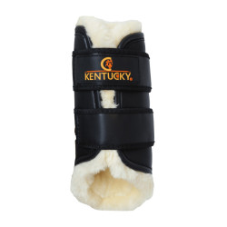 Guéteas traseiras fechadas em couro Kentucky Preto Guéteas traseiras fechadas em couro Kentucky Preto