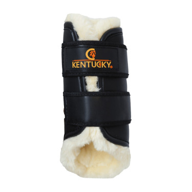 Guéteas traseiras fechadas em couro Kentucky Preto Guéteas traseiras fechadas em couro Kentucky Preto