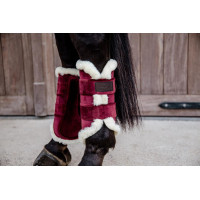 Guêtres fechadas Velvet Contrast Kentucky Bordéus Bord&amp;ocirc;