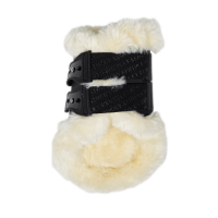 Protetor de boleto elástico com lã vegana Kentucky Preto Protetor de boleto elástico com lã vegana Kentucky Preto
