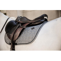 Sela de salto Kentucky com padrão pied-de-poule Preto Sela de salto Kentucky com padrão pied-de-poule Preto