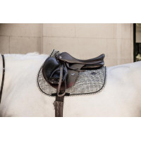 Sela de salto Kentucky com padrão pied-de-poule Castanho