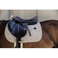 Sela de salto Kentucky com padrão pied-de-poule Preto