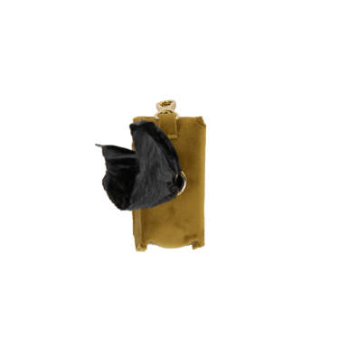 Saco para dejetos Carré Velvet Kentucky Mostarda Amarelo