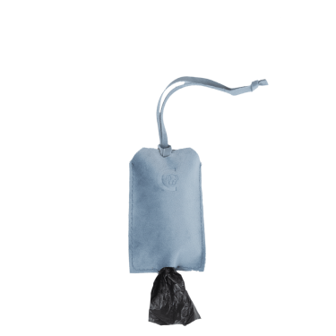 Saco de dejetos de bolso Velvet Kentucky Azul claro