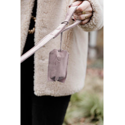 Saco de dejetos de bolso Velvet Kentucky Rosa claro