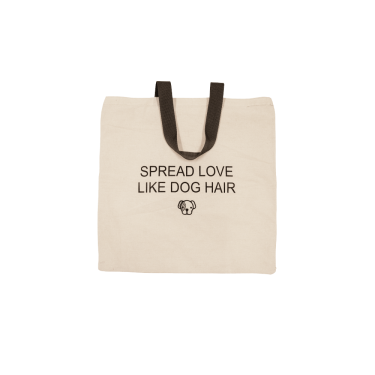 Tote Bag 'Dog Hairs' Kentucky Blanc Tote Bag 'Dog Hairs' Kentucky Blanc