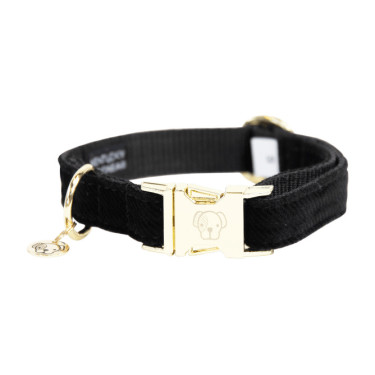 Coleira para cão Corduroy Kentucky Preto