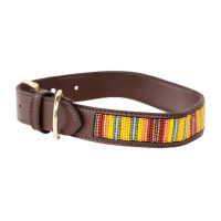 Colar para cão em pérolas feitas à mão Kentucky Prata Colar para cão em pérolas feitas à mão Kentucky Prata