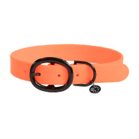 Coleira para cão Soft Rubber Kentucky Laranja néon