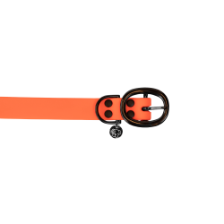 Coleira para cão Soft Rubber Kentucky Laranja néon