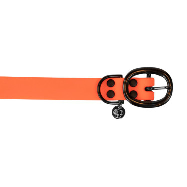 Coleira para cão Soft Rubber Kentucky Laranja néon