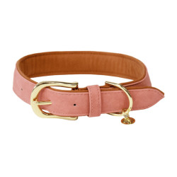 Coleira para cão Vegan Leather Kentucky Pêssego Rosa Coleira para cão Vegan Leather Kentucky Pêssego Rosa