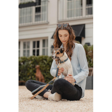 Coleira para cão Vegan Leather Kentucky Marinho Azul-marinho