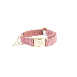 Coleira para cão Wool Kentucky Rosa claro