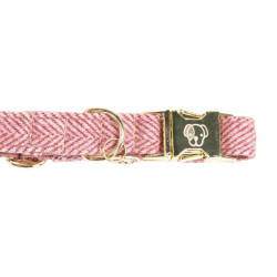 Coleira para cão Wool Kentucky Rosa claro Coleira para cão Wool Kentucky Rosa claro