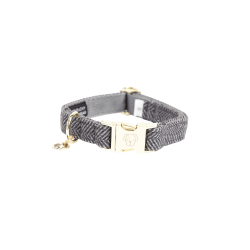 Coleira para cão Wool Kentucky Cinzento