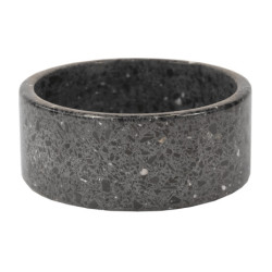 Tigela para cão em pedra Terrazzo Kentucky Preto Tigela para cão em pedra Terrazzo Kentucky Preto
