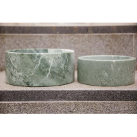 Tigela para cão Mármore Kentucky Branco