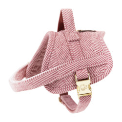 Arnês para cão Body Safe Wool Kentucky Rosa claro
