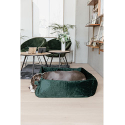 Cama para cão Velvet Kentucky Verde pinho Cama para cão Velvet Kentucky Verde pinho