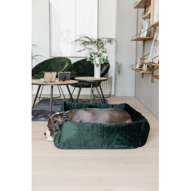 Cama para cão Velvet Kentucky Verde pinho Cama para cão Velvet Kentucky Verde pinho