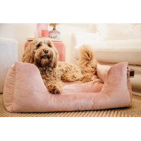 Cama para cão Velvet Kentucky Rosa velho