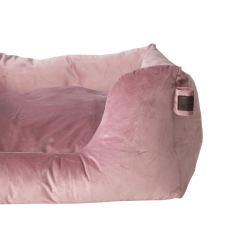 Cama para cão Velvet Kentucky Rosa velho