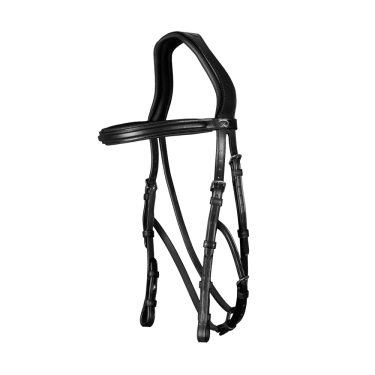 Bridon Hackamore New English Collection da Dy'on Preto Bridon Hackamore New English Collection da Dy'on Preto