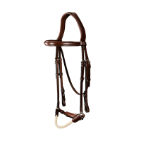 Bridão Muserola Alemã Corda New English Collection by Dy'on Castanho Bridão Muserola Alemã Corda New English Collection by Dy'on Castanho