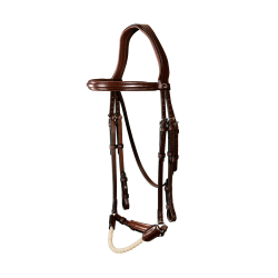 Bridon Muserolle Allemande Corde New English Collection by Dy'on Brun