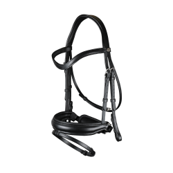 Bridão Noseband Combinado Largo Working By Dy'on Preto