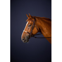 Bridon Muserolle Corde New English Collection by Dy'on Brun Bridon Muserolle Corde New English Collection by Dy'on Brun