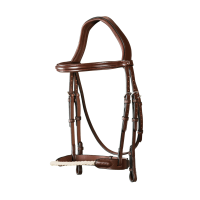 Bridon Muserolle Corde New English Collection by Dy'on Brun Bridon Muserolle Corde New English Collection by Dy'on Brun