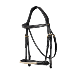 Bridon Muserolle Corde D Collection by Dy'on Noir