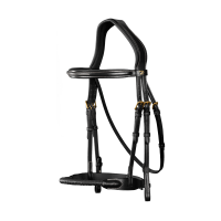 Bridon Muserolle Corde Recouverte de Cuir D Collection by Dy'on Brun Bridon Muserolle Corde Recouverte de Cuir D Collection by Dy'on Brun