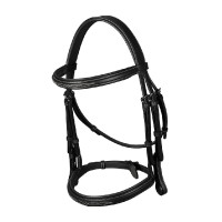 Bridão Muserola Francesa Coleção US da Dy'on Preto