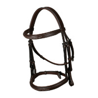 Bridão Muserola Francesa Coleção US da Dy'on Castanho Bridão Muserola Francesa Coleção US da Dy'on Castanho