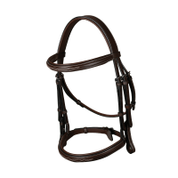 Bridão Muserola Francesa Coleção US da Dy'on Castanho Bridão Muserola Francesa Coleção US da Dy'on Castanho