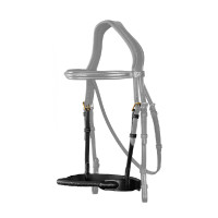 Muserola em Corda Revestida de Couro D Collection by Dy'on Preto