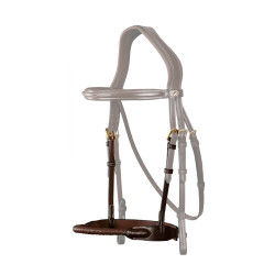 Muserola em Corda Revestida de Couro D Collection by Dy'on Castanho Muserola em Corda Revestida de Couro D Collection by Dy'on Castanho