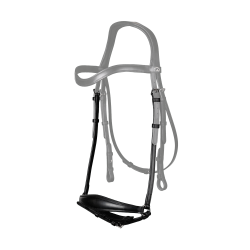 Muserola Alemã Fecho Pull Back Mat New English Collection by Dy'on